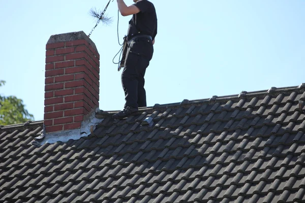 Professional chimney cleaning service